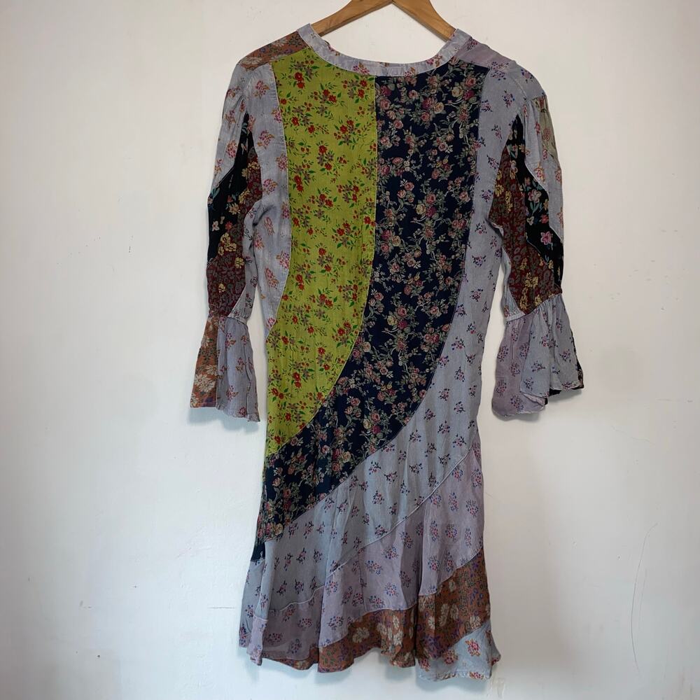 Young Threads Small Patchwork Tunic Babydoll Dres… - image 6